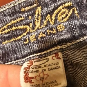 Silver jeans size29